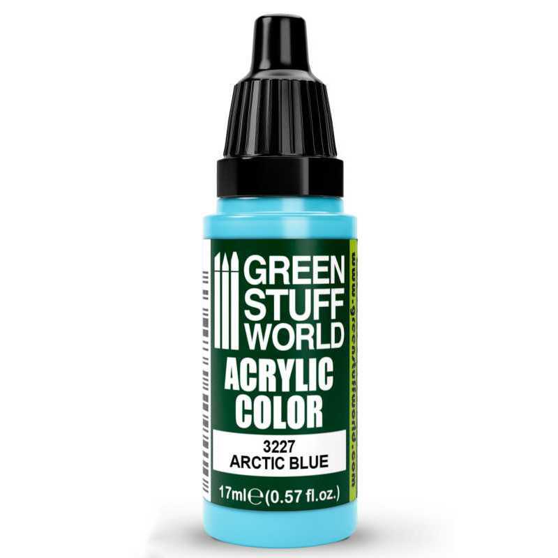 Green Stuff World Maxx Formula acrylic paint Acrylic Color Paint - Arctic Blue 17ml 17ml dropper bottle