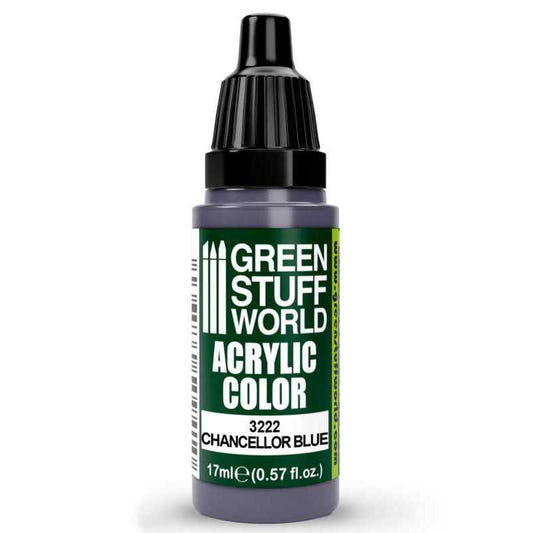 Green Stuff World Maxx Formula acrylic paint Acrylic Color Paint - Chancellor Blue 17ml 17ml dropper bottle