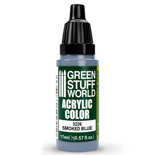 Green Stuff World Maxx Formula acrylic paint Acrylic Color Paint - Smoked Blue 17ml 17ml dropper bottle
