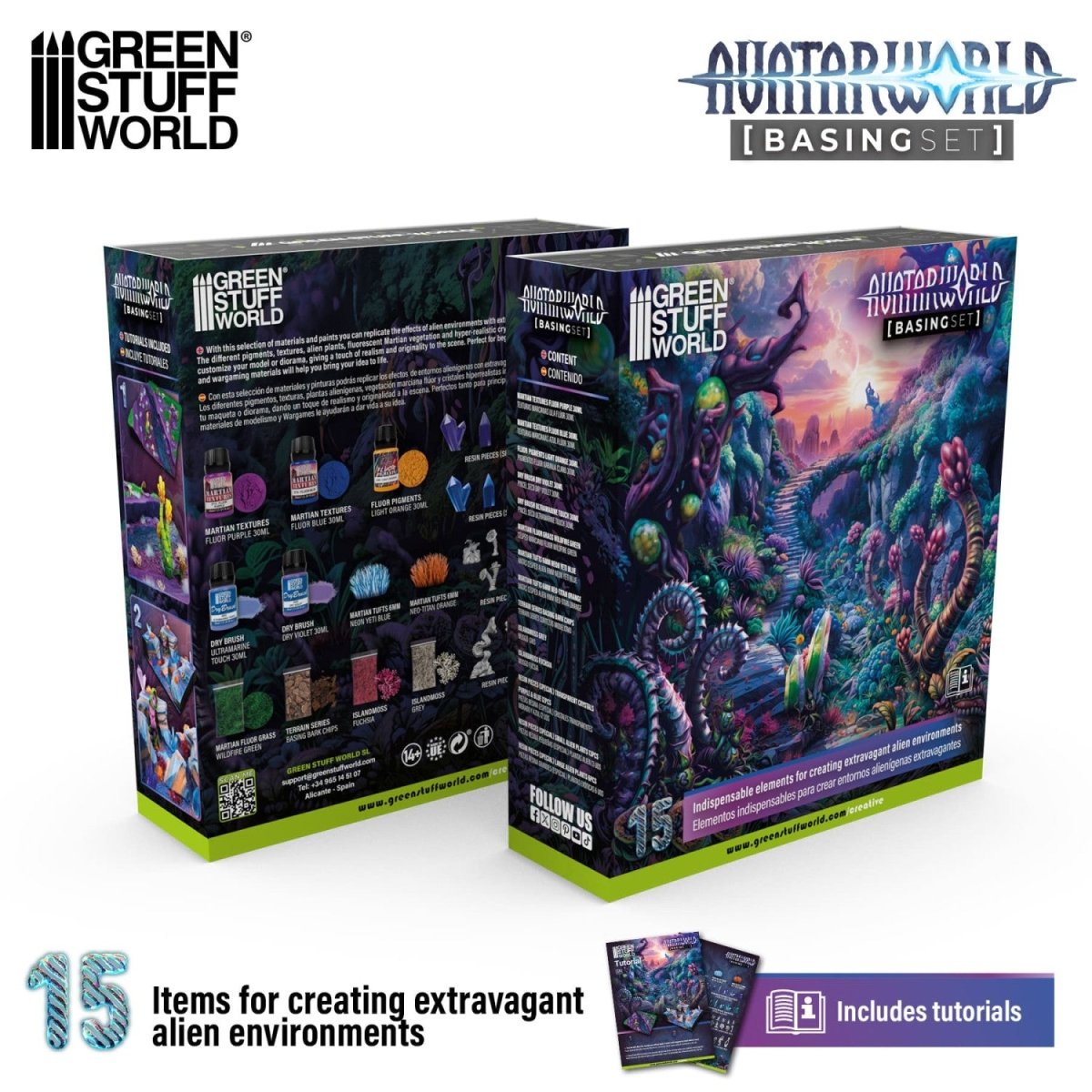 Green Stuff World Basing Set - Avatar World - Loaded Dice