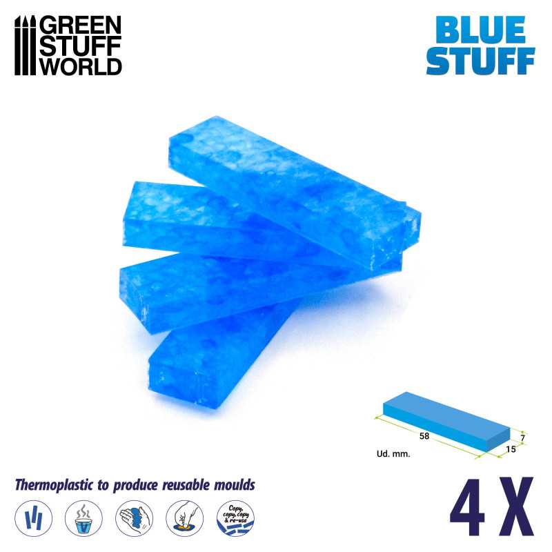 Blue Stuff Mold (4 Bars) - Loaded Dice