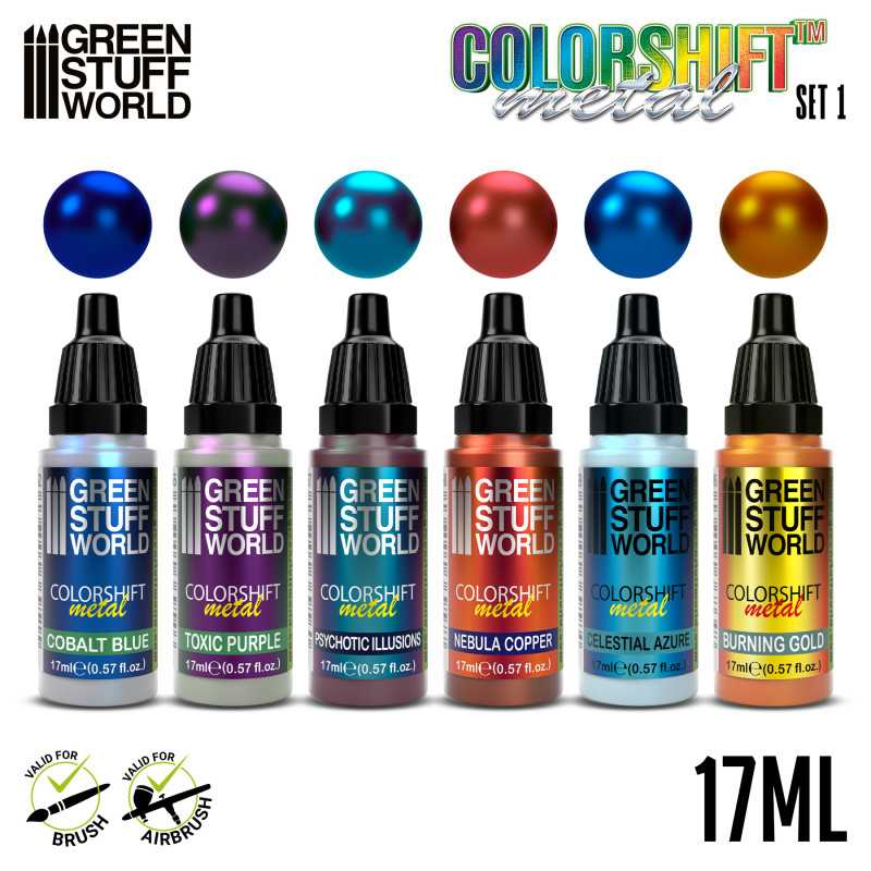 Green Stuff World Chameleon Acrylic Paint Set 1 - Loaded Dice