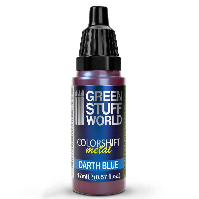 Green Stuff World Colorshift Metal Darth Blue 17ml dropper bottle