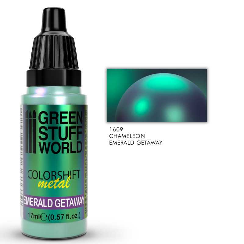 Green Stuff World Chameleon colourshift paint Chameleon Paint Emerald Getaway