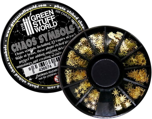 Green Stuff World Chaos Symbols and Runes basing material