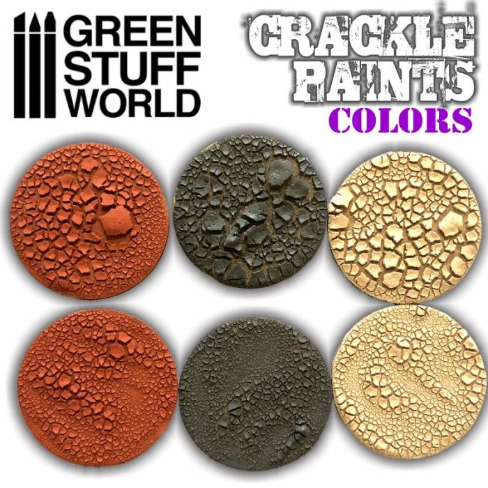 Green Stuff World Crackle Paint - Martian Earth 60ml - Loaded Dice