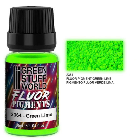 Green Stuff World pigment powder Fluor Pigments Green Lime