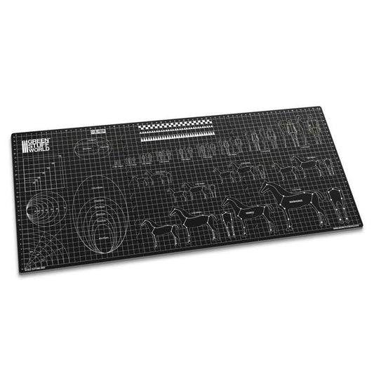 Green Stuff World Foldable Scale Cutting Mat - A3 hobby tool