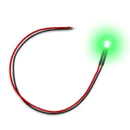 Green Stuff World miniature LED lights Green Flickering LED Lights 3mm