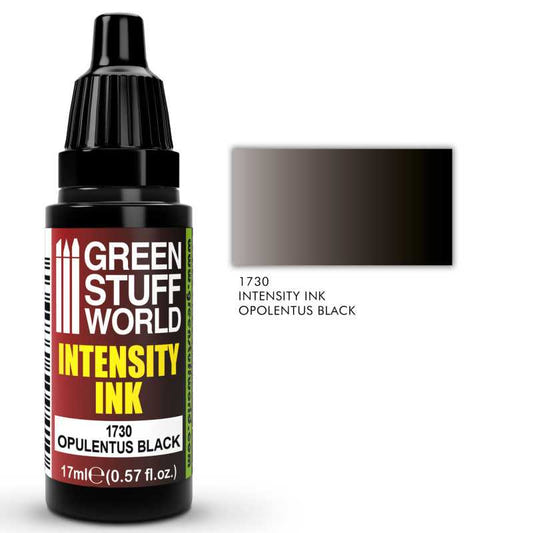 Green Stuff World Intensity Ink Intensity Ink Opulentus Black 17ml bottle