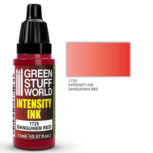 Green Stuff World Intensity Ink Intensity Ink Sanguinem Red 17ml bottle
