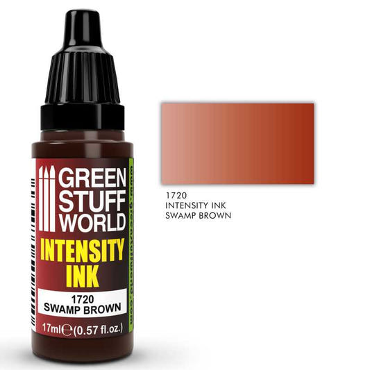 Green Stuff World Intensity Ink Intensity Ink Swamp Brown 17ml bottle