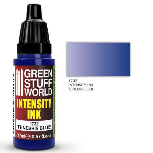 Green Stuff World Intensity Ink Intensity Ink Tenebris Blue 17ml bottle