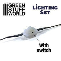 Green Stuff World - LED Lighting Kit with Switch - Loaded Dice