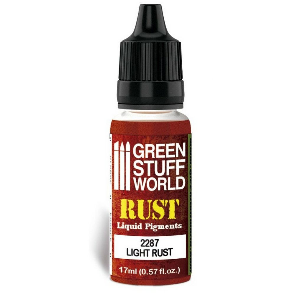 Green Stuff World Light Rust 2287 liquid pigments 17ml dropper bottle