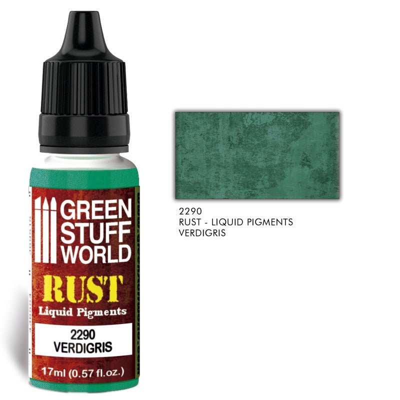 Green Stuff World Liquid Pigments Liquid Pigments Verdigris bottle