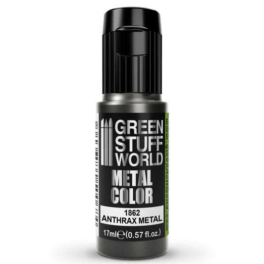 Green Stuff World Metallic Paint - Anthrax Metal - Loaded Dice