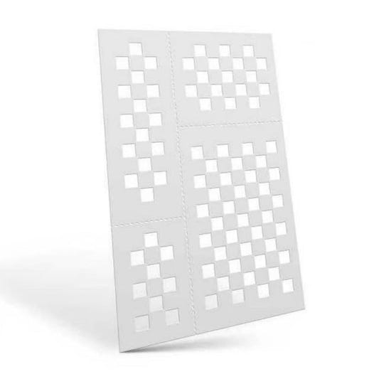 Green Stuff World flexible Mylar stencil Mylar Flexible Stencils Chequer Medium (6mm)