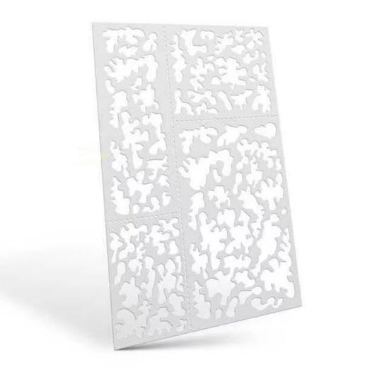 Green Stuff World flexible Mylar stencil Mylar flexible stencils - Classic Camo 1 (15mm)