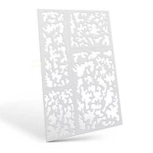 Green Stuff World flexible Mylar stencil Mylar flexible stencils - Classic Camo 1 (15mm)