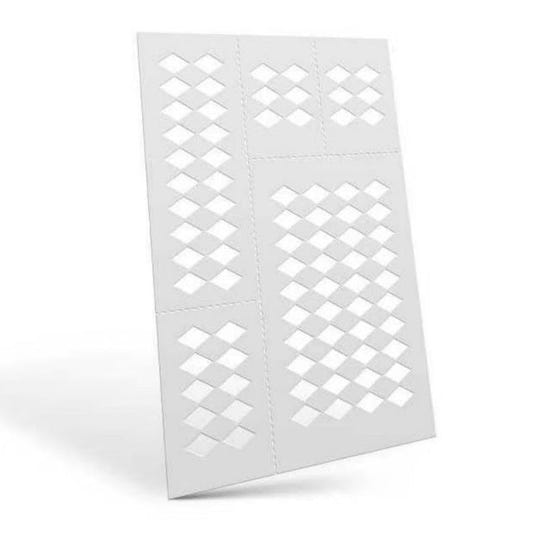 Green Stuff World flexible Mylar stencil Mylar Flexible Stencils Harlequin Large (11x7mm)