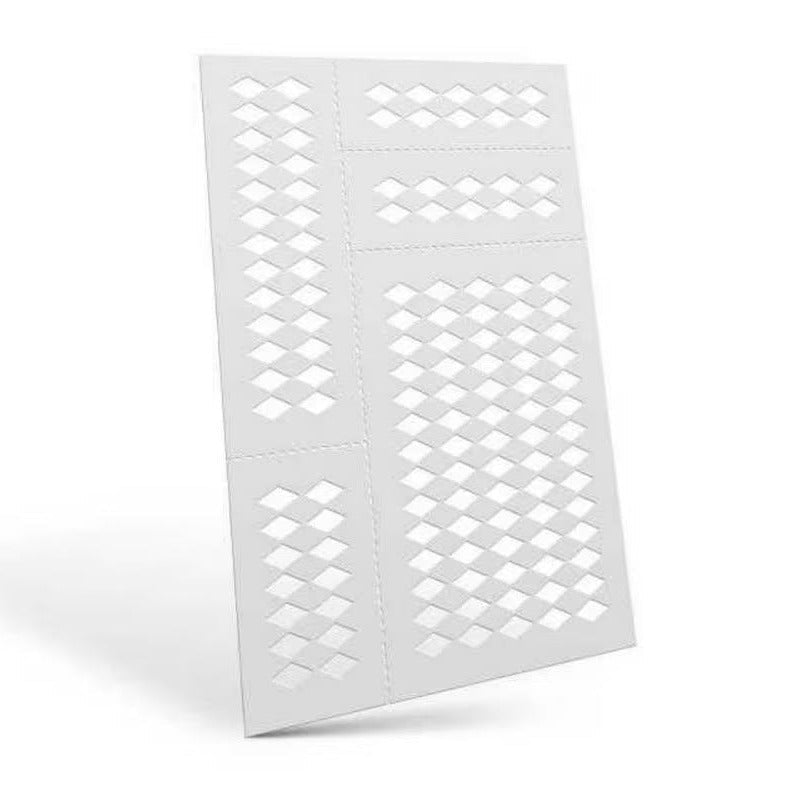 Green Stuff World flexible Mylar stencil Mylar Flexible Stencils Harlequin Medium (9x5mm)