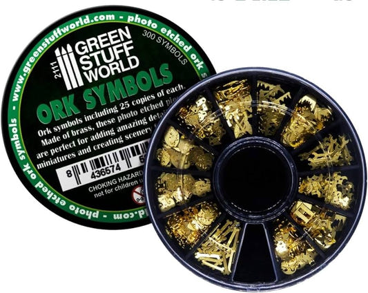 Green Stuff World Ork Runes and Symbols basing material