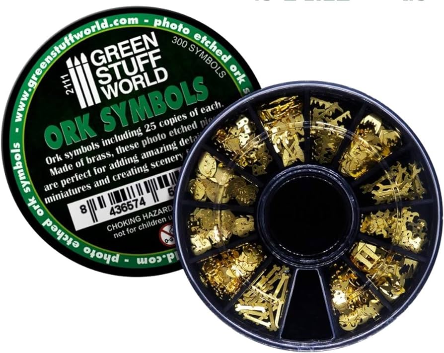 Green Stuff World Ork Runes and Symbols basing material
