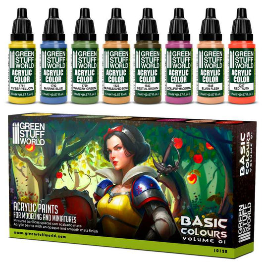 Green Stuff World paint set Paint Set - Basics 01