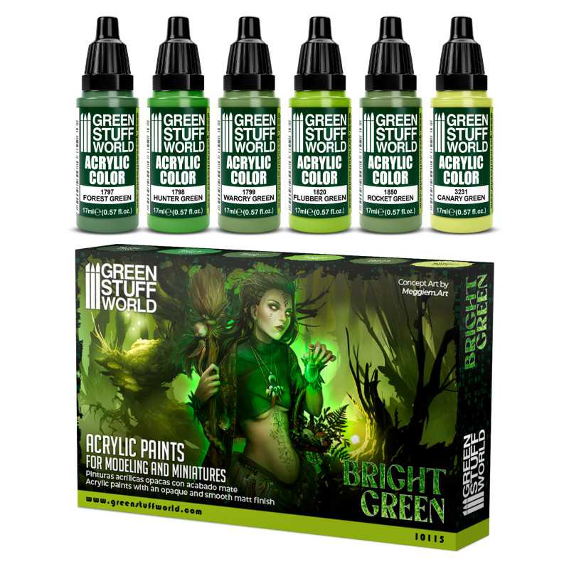 Green Stuff World paint set Paint Set - Bright Green