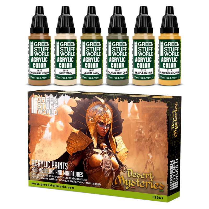 Green Stuff World paint set Paint Set - Desert Mysteries