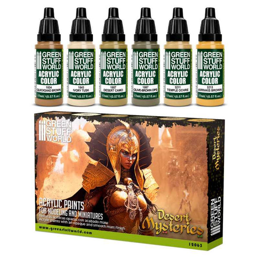 Green Stuff World paint set Paint Set - Desert Mysteries