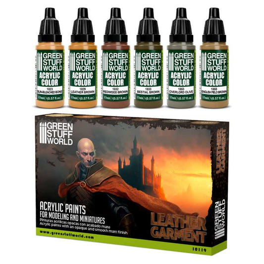 Green Stuff World paint set Paint Set - Leather Brown