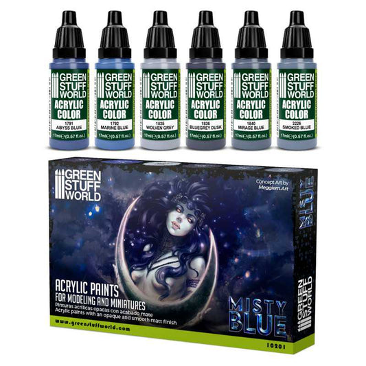 Green Stuff World paint set Paint Set - Misty Blue