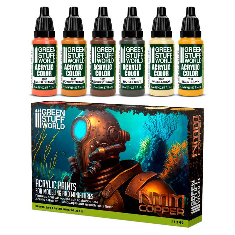 Green Stuff World paint set Paint Set - Nmm Copper