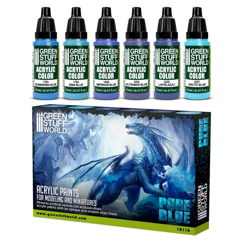 Green Stuff World paint set Paint Set - Pure Blue