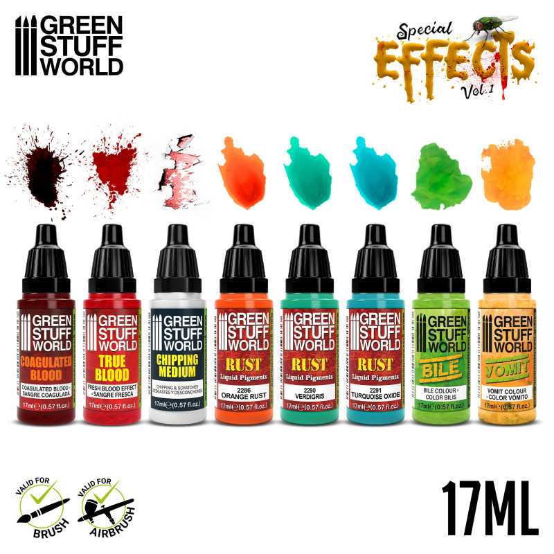 Green Stuff World Paint Set - Special Effects Vol. 1 - Loaded Dice
