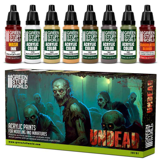 Green Stuff World paint set Paint Set - Undead