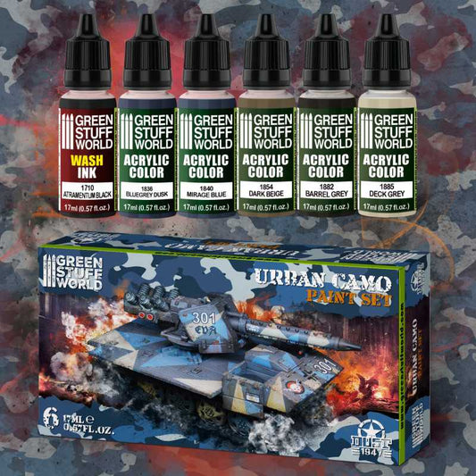Green Stuff World paint set Paint Set - Urban Camo