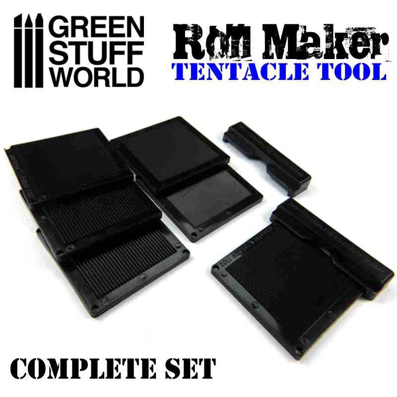 Green Stuff World Roll Maker complete set of three roller plates and handles