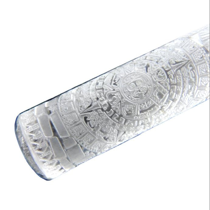 Green Stuff World textured rolling pin Rolling Pin Aztec