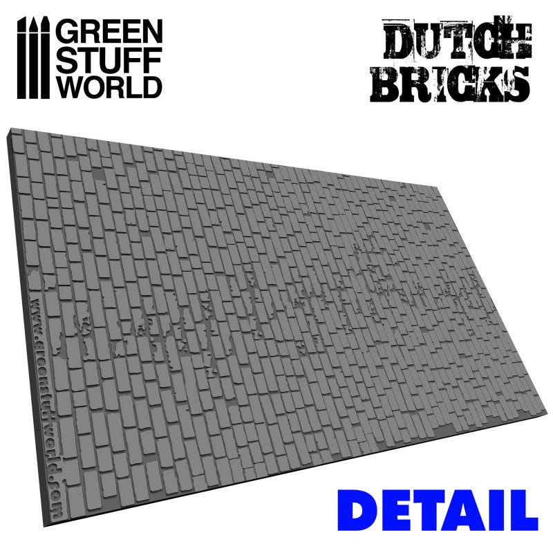 Green Stuff World Rolling Pin DUTCH Bricks - Loaded Dice