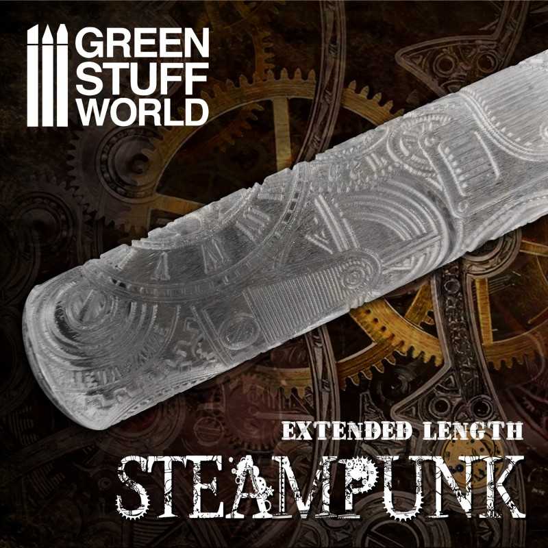 Green Stuff World textured rolling pin Rolling Pin Steampunk