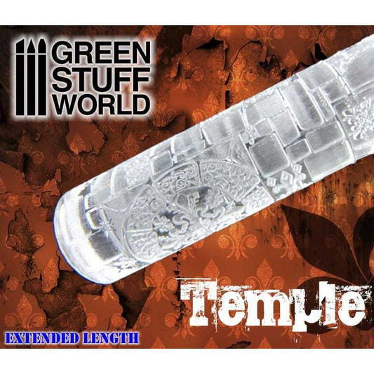 Green Stuff World textured rolling pin Rolling Pin Temple