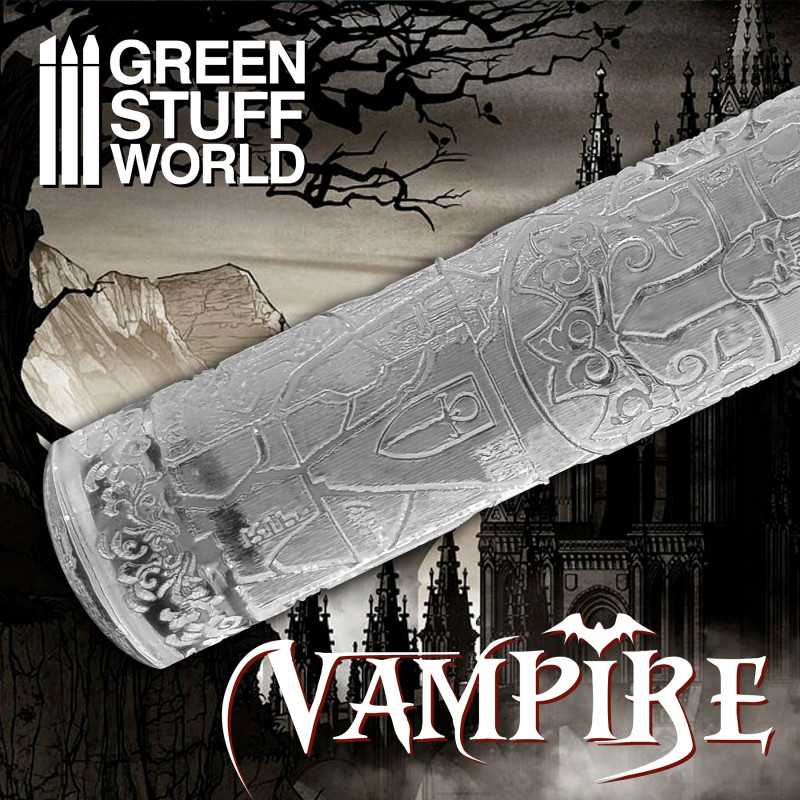 Green Stuff World textured rolling pin Rolling Pin Vampire