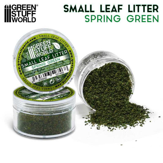 Green Stuff World Small Leaf Litter - Spring Green basing material