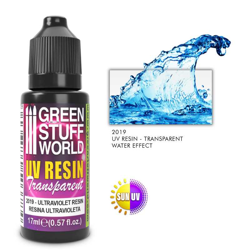 Green Stuff World - UV Resin 17ml - Water Effect - Loaded Dice