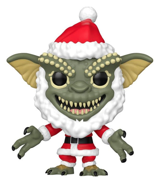 Funko POP! Movies Gremlins Stripe vinyl figure dressed in a Santa hat and red and white suit