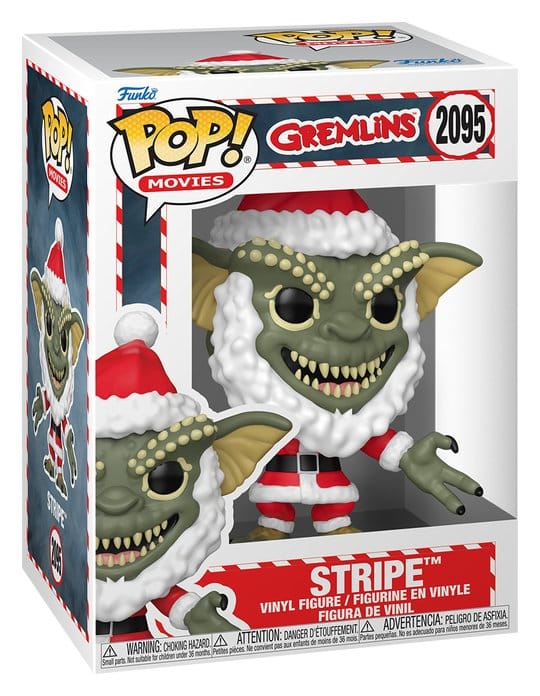 Gremlins Funko POP! Movies 2095 holiday Stripe vinyl figure shown in its window display box