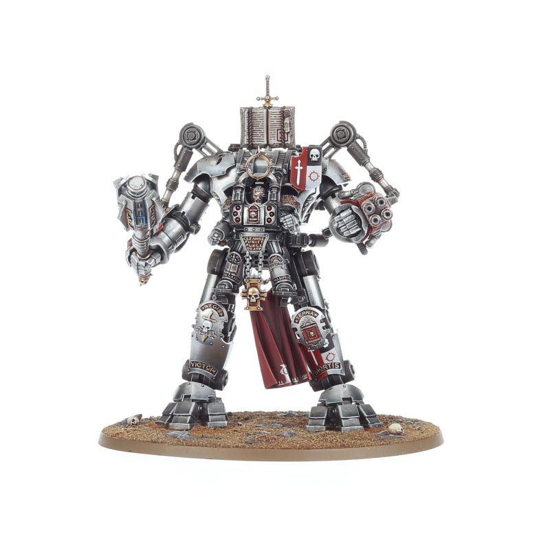 Grey Knights: Grand Master in Nemesis Dreadknight painted miniature - Loaded Dice